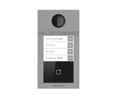 DS-KV8413-WME1 (4 Buttons Metal Villa Door Station) 